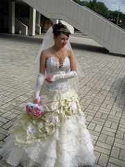Шикарное свадебное платье для королевы!