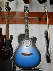 Новая Акустическая Гитара Leo Tone L-01 синяя